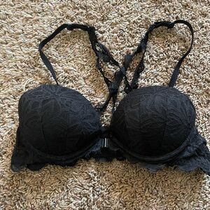 PINK Victoria's Secret Black Lace Bra